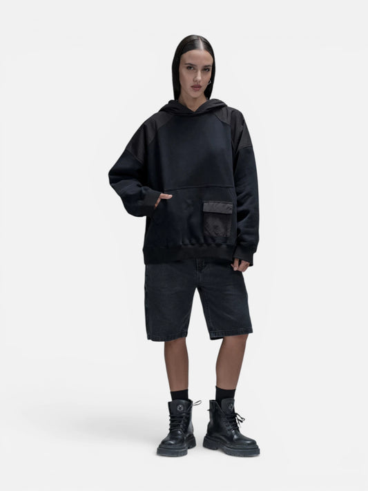 Buzo Luxo Distopic Negro