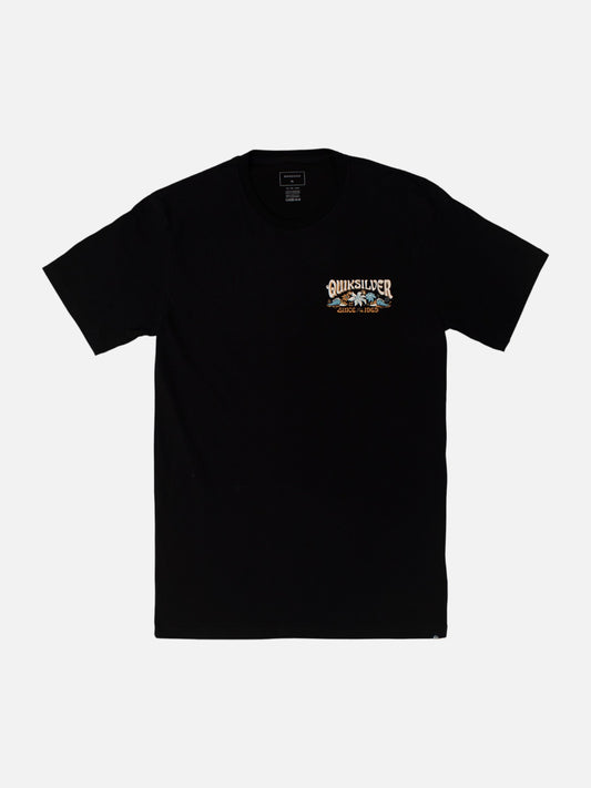 Remera Quiksilver Baja Road Negro