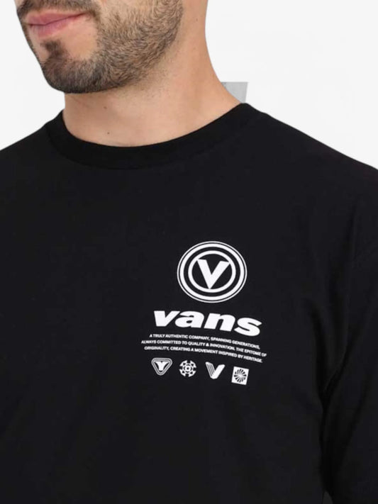 Remera Vans Spanning 66 SS Negro