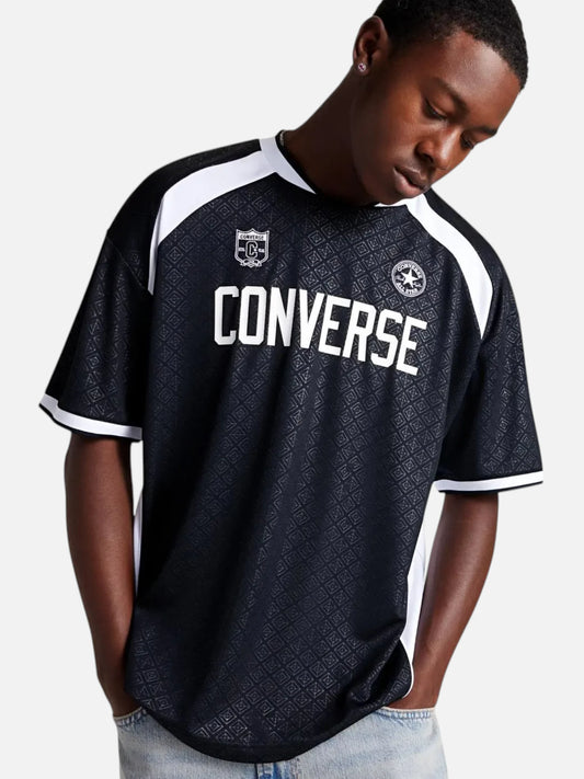 Remera Converse Soccer Jersey Negro