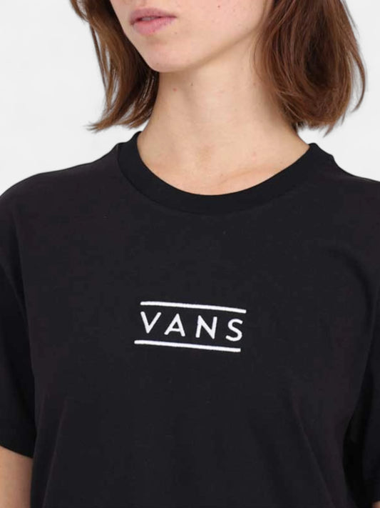 Remera Vans Crop Box Relax BFF Negro