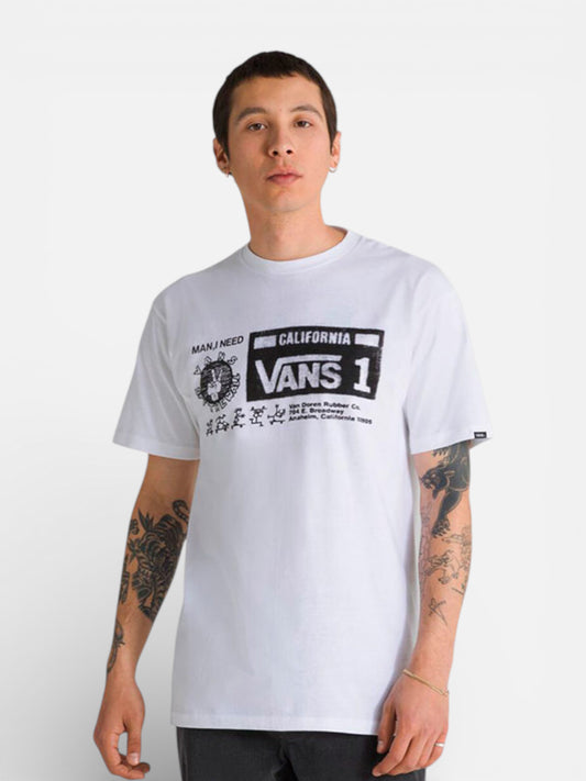 Remera Vans Waehouse Art II SS Blanco
