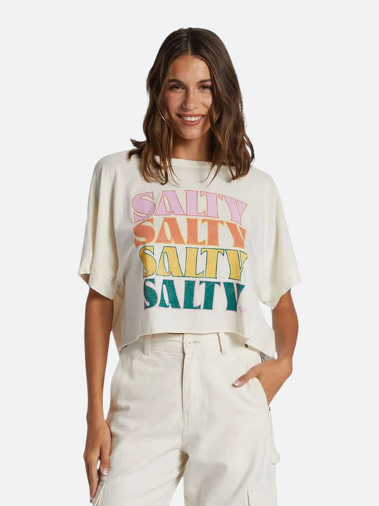 Remera Roxy Salty Stack Crudo