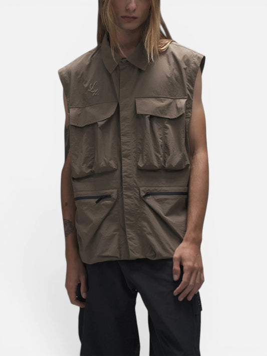 Campera Luxo Grid Chocolate