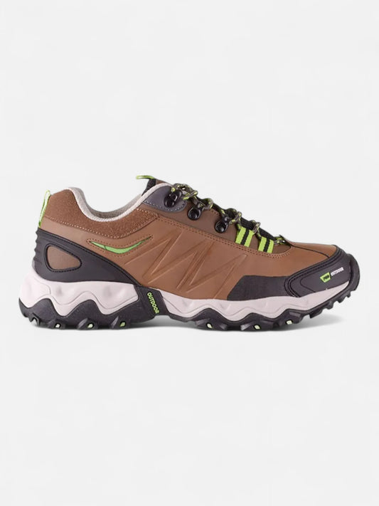 Zapatillas Alpine Skate Mujer Trekking Senderismo Peak Marron Verde