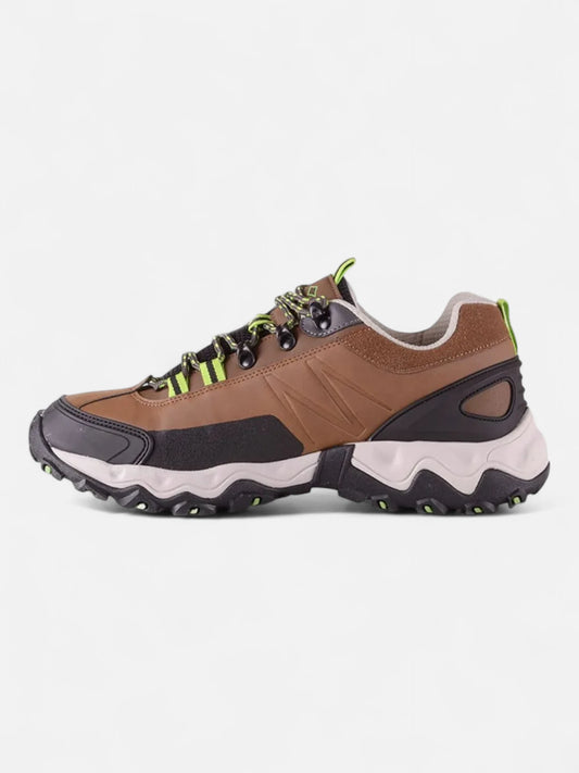 Zapatillas Alpine Skate Mujer Trekking Senderismo Peak Marron Verde
