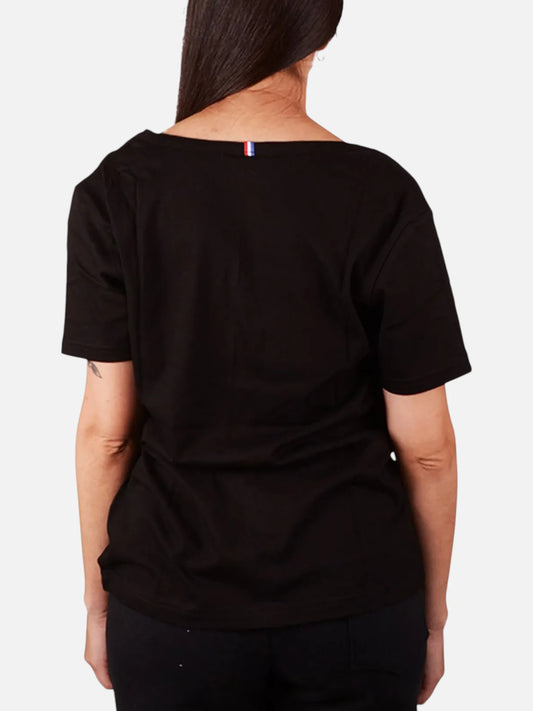 Remera Le Coq Sportif Ess Mujer Tee Negro