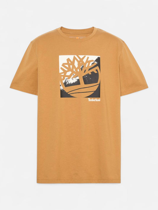 Remera Timberland Logo Graphic Marrón