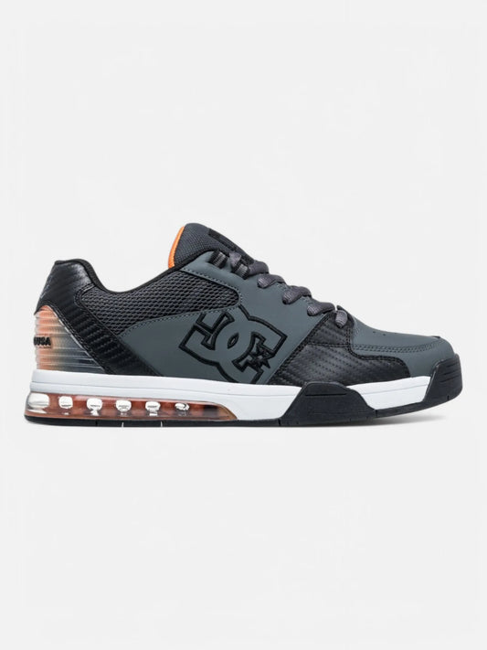 Zapatillas DC Versatile Gris Negro Naranja