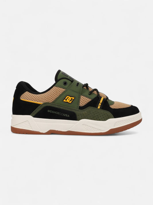 Zapatillas DC Construct Oliva Negro Amarillo
