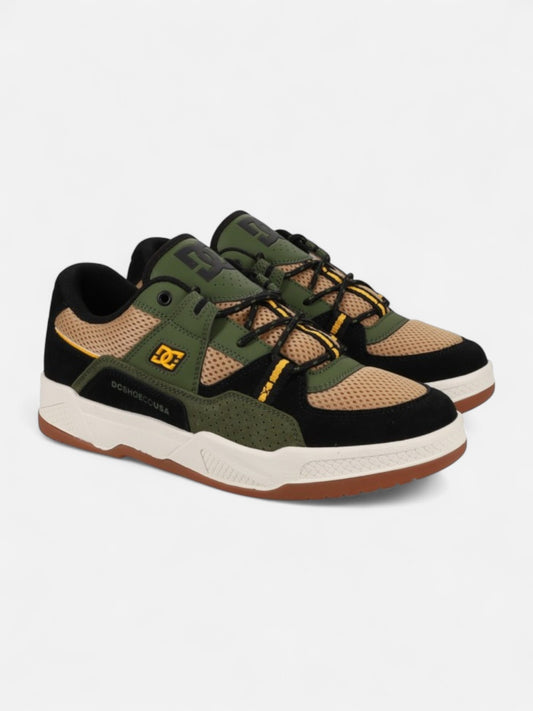 Zapatillas DC Construct Oliva Negro Amarillo
