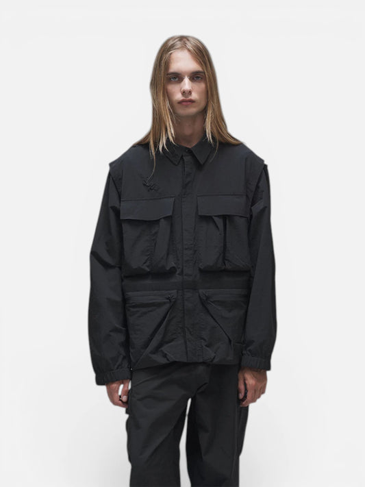 Campera Luxo Grid negro