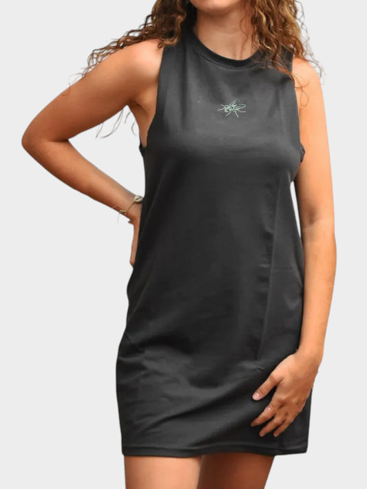 Vestido Converse Fly Logo Negro