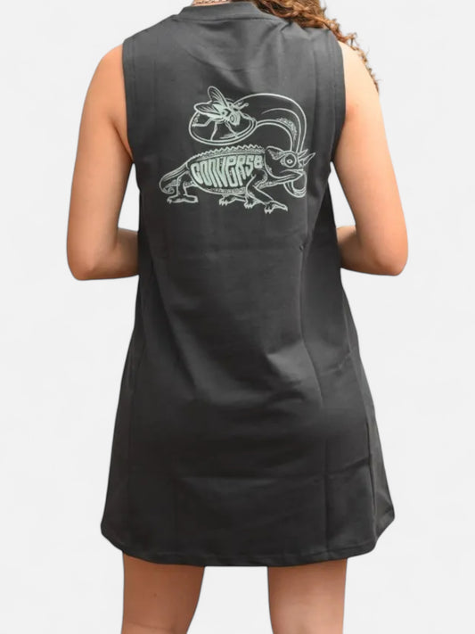 Vestido Converse Fly Logo Negro