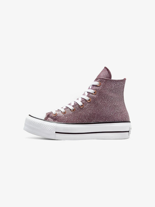 Zapatillas Converse All Star Lift Platform Brillos Rosa