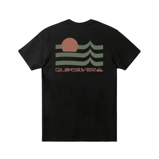 Remera Quiksilver Tipping Sunsets Negro