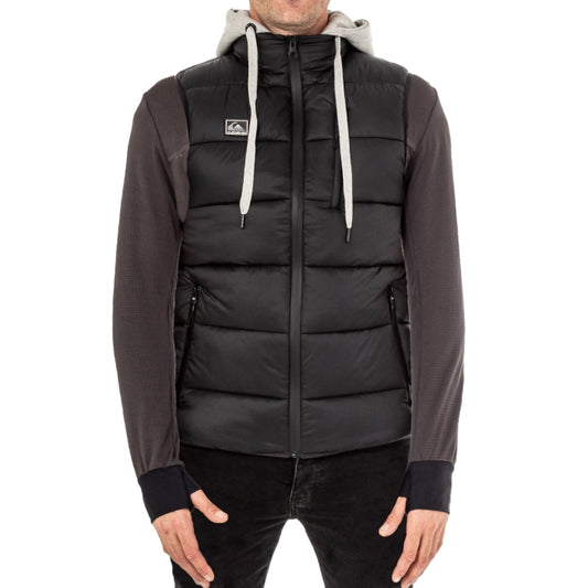 Chaleco Quiksilver Puffer Total Black Negro