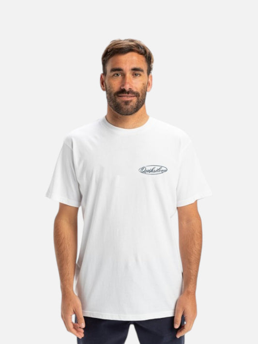 Remera Quiksilver Natural Script MT0 Blanco