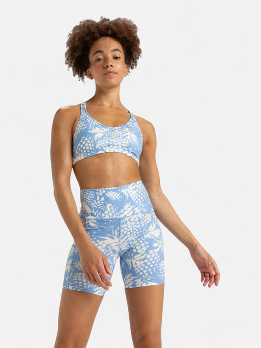 Top Roxy Fitness Heart Into It Celeste Print