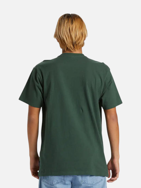 Remera Quiksilver Qs Omni Logo DNA Verde