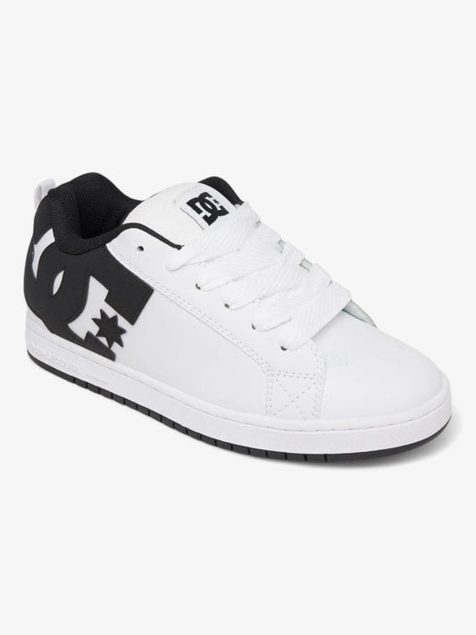 Zapatillas Mujer DC Court Graffik Blanco Negro