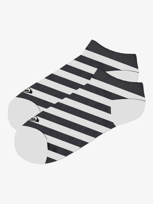 Medias Roxy Ankle Sock A x2 Negro Blanco Rayadas - Indy