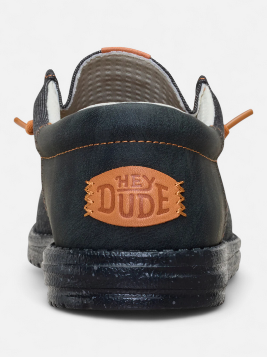 Zapatos Hey Dude Wally Funk Denim Gris