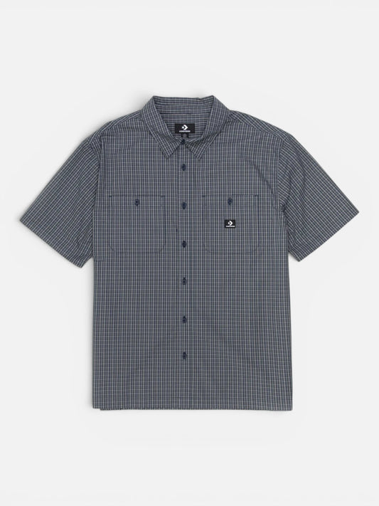 Camisa Converse Plaid Short Sleeve Shark