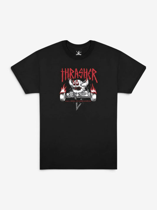 Remera Thrasher Monster Gram Negro