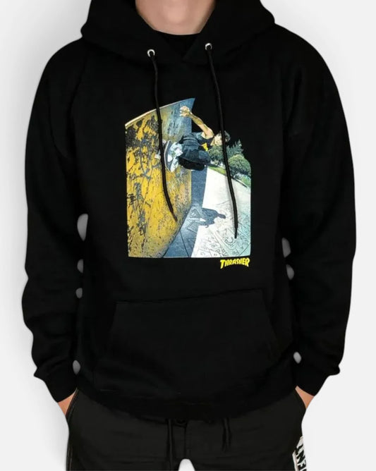 Buzo Thrasher Mic-E Wallride Negro