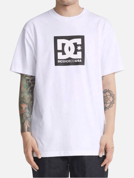 Remera Dc Square Star Blanco