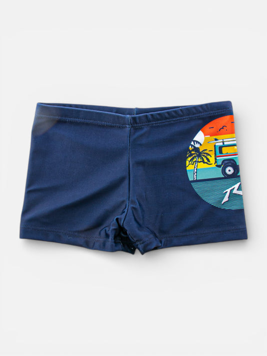 Malla Rusty Beach Safari Niño Azul