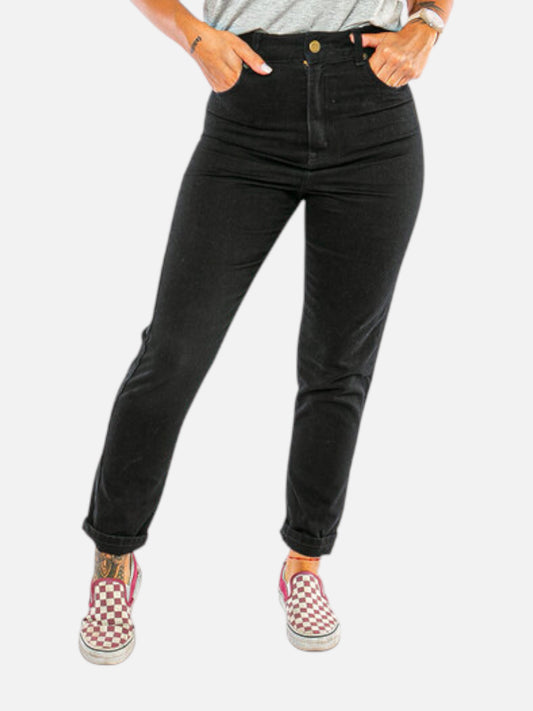 Jean Rip Curl Je Mom Mujer Negro