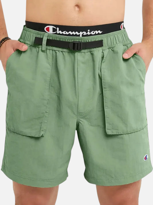 Short Champion Belted Hiking Verde Claro - OUTLET