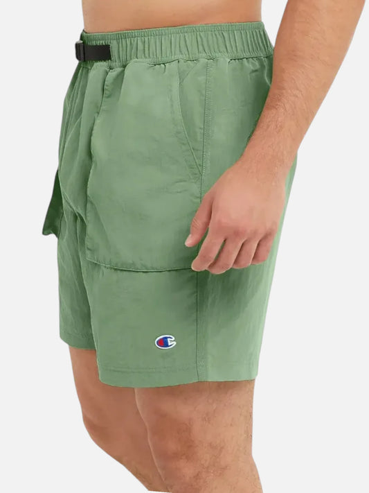Short Champion Belted Hiking Verde Claro - OUTLET