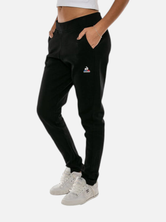 Pantalon Le Coq Sportif Ess Slim Pant Mujer Negro
