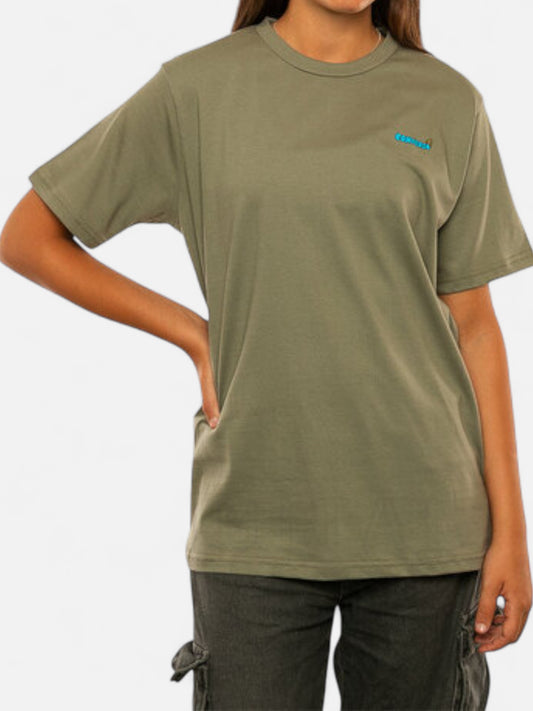 Remera Converse Mujer Grow Big Verde