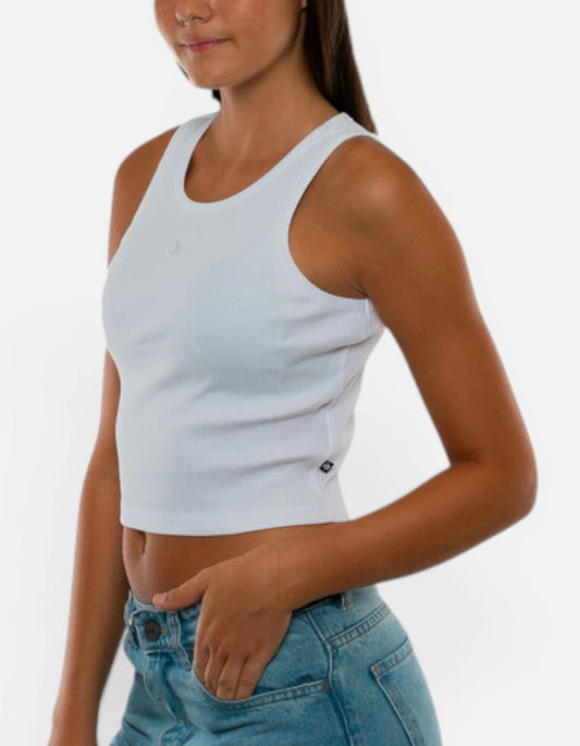 Musculosa Mujer Converse Draft Logo Blanco
