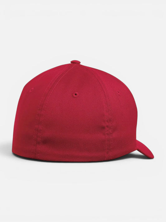 Gorra Flexfit Yupoong Wooly Combed Rojo