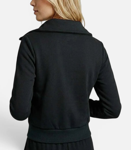 Campera Converse Retro Chuck Mujer Negro