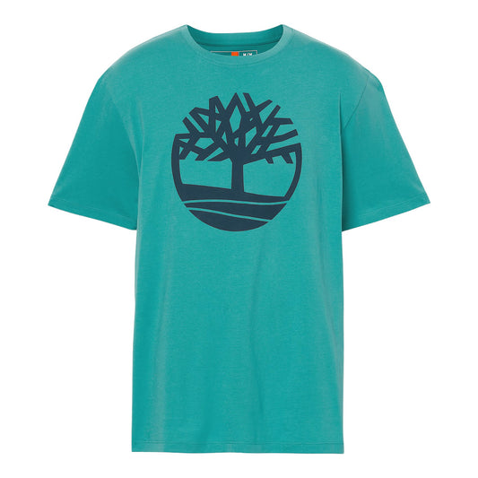Remera Timberland Kennebec River Tree Logo Verde Agua