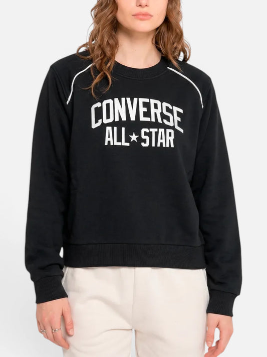 Buzo Mujer Converse Crew Neck con Estampa