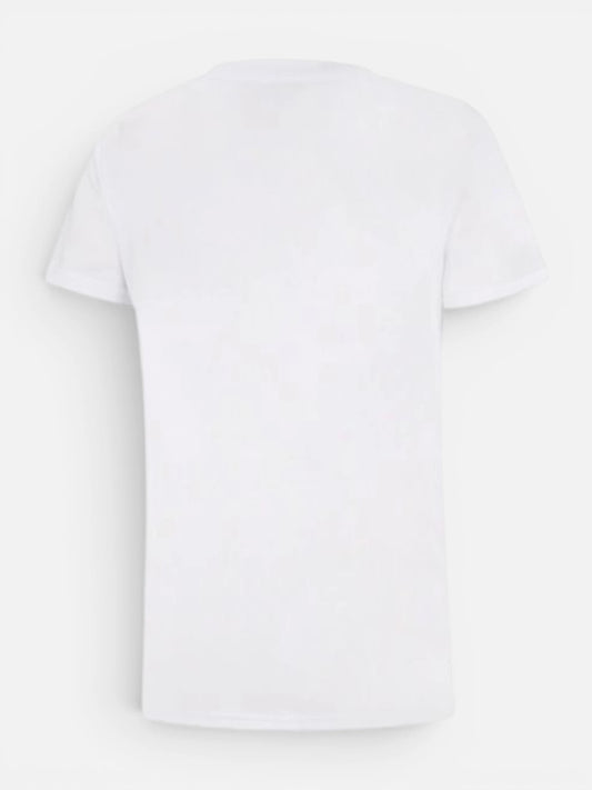 Remera Mujer Converse Patch Manga Corta Blanco