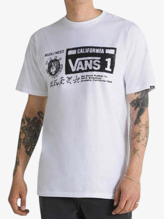 Remera Vans Waehouse Art II SS Blanco