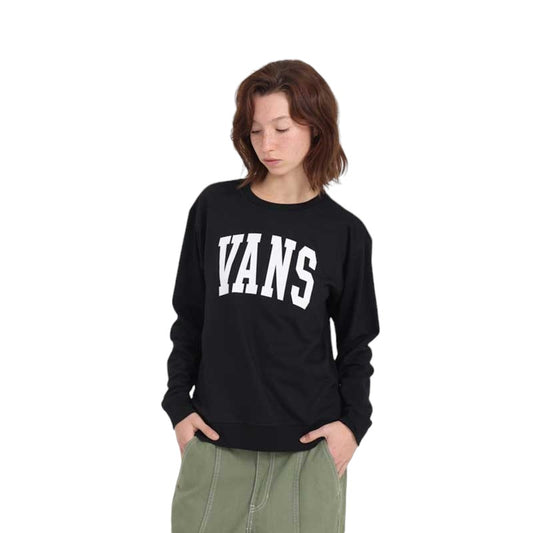 Buzo Vans Mujer Stadium Bff Crew French Terry Negro