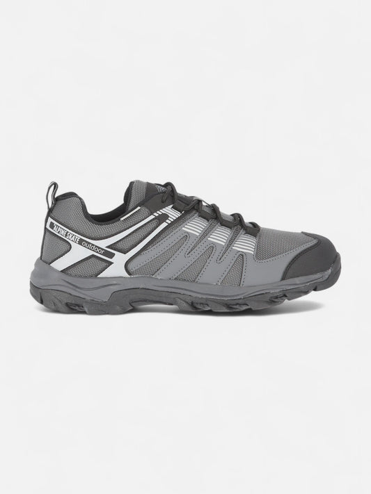 Zapatillas Alpine Skate Cervino Trekking Senderismo Negro Gris