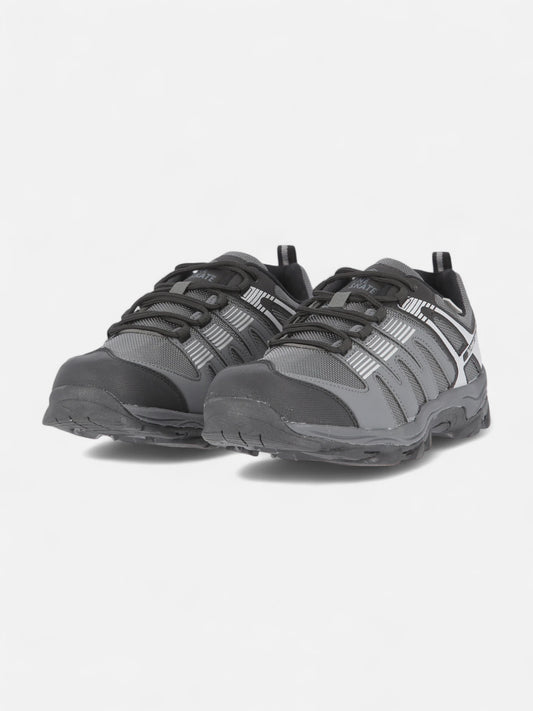 Zapatillas Alpine Skate Cervino Trekking Senderismo Negro Gris