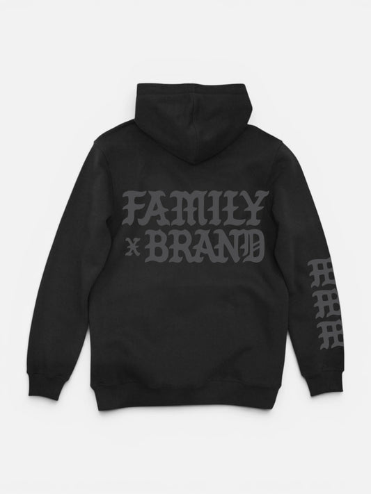 Buzo Familyarg x Brand & Co Black Blossom Negro
