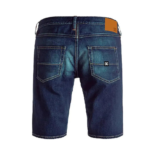 Bermuda Dc Worker Skinny Medium Stone Azul - Indy