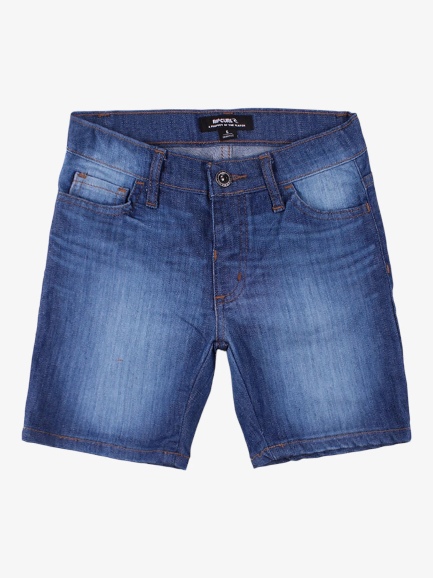 Bermuda Rip Curl Skinny New Mid Niño Azul - Indy